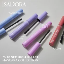 Ogen|Waterproof Mascara^Isadora 10 Sec High Impact Lift & Curl Mascara, Waterdicht