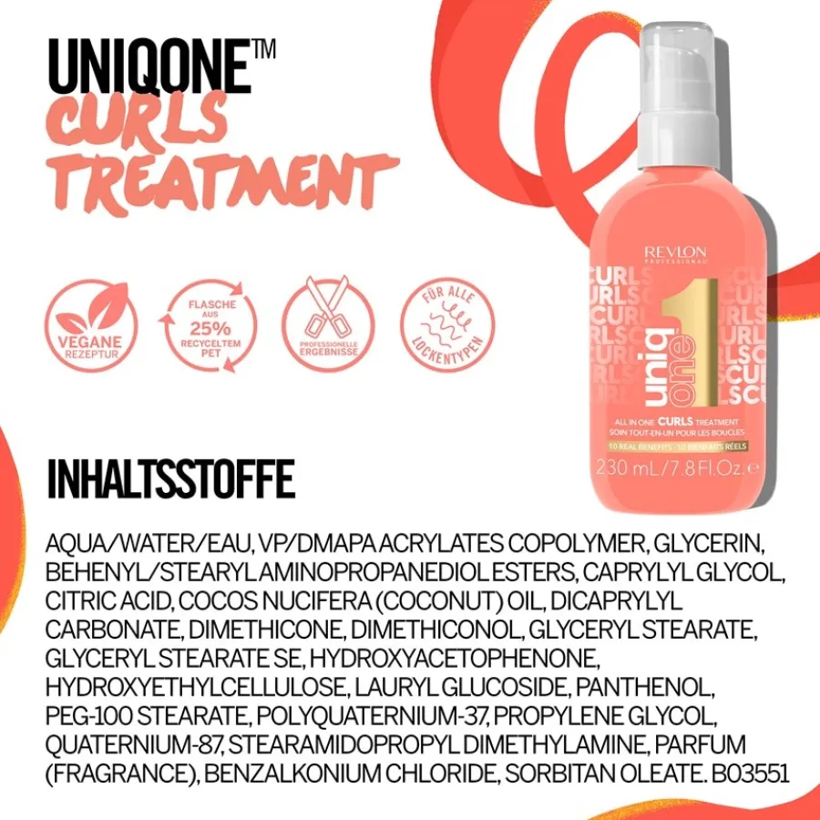 Krullend Haar^Revlon Professional All In One Curls Hair Treatment