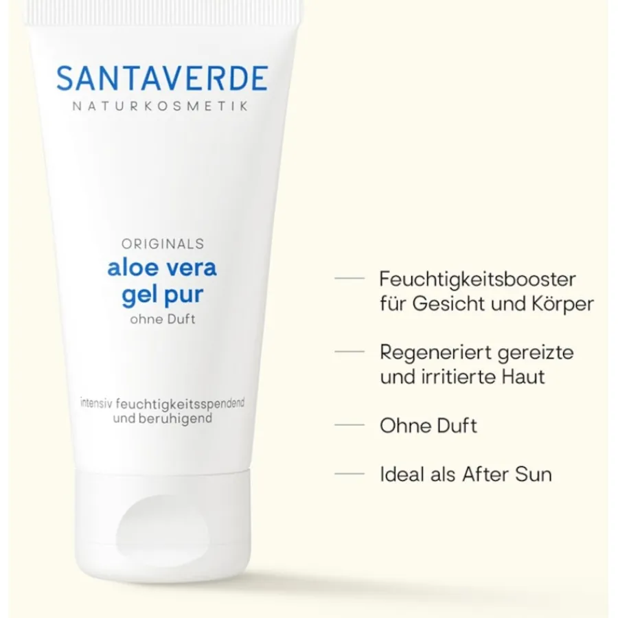 Lichaamsverzorging|Bodylotion^Santaverde aloë vera gel puur, Zonder geur