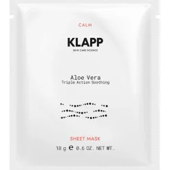 Sheet Maskers|Hydraterende Maskers^KLAPP Aloe Vera Triple Action Soothing Sheet Mask