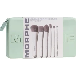 Blush Kwasten|Kwastenreinigers^Morphe Along for the Glide 6-Piece Travel Brush set
