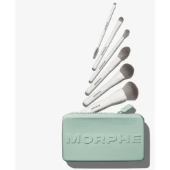 Blush Kwasten|Kwastenreinigers^Morphe Along for the Glide 6-Piece Travel Brush set
