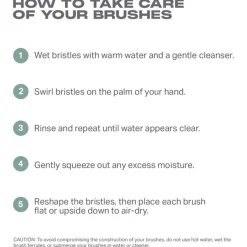 Blush Kwasten|Kwastenreinigers^Morphe Along for the Glide 6-Piece Travel Brush set