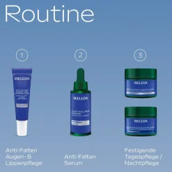 Oogverzorging|Dagverzorging^WELEDA Anti-rimpel oog- en lipverzorging Blauwe gentiaan & Edelweiss, Vermindert diepe rimpels & donkere kringen