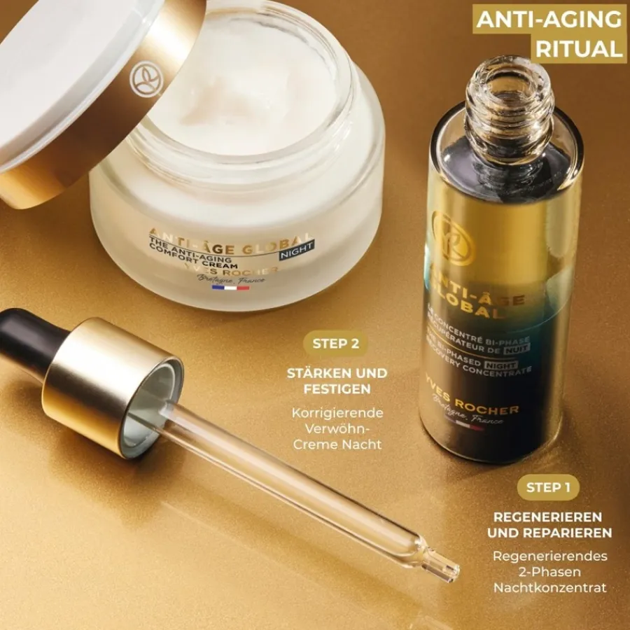 Gezichtsverzorging|Nachtcrème^Yves Rocher Anti-verouderende, verfraaiende nachtcrème