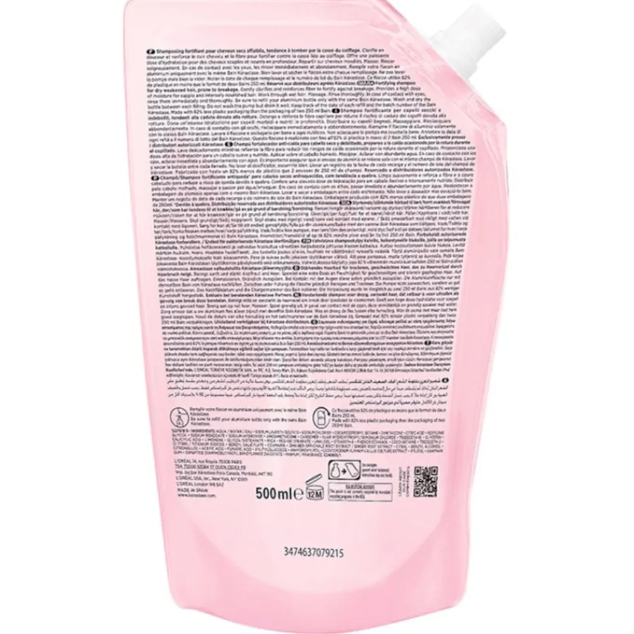 Droog Haar|Dun & Steil Haar^Kérastase Bain Hydra-Fortifiant Refill, Genesis