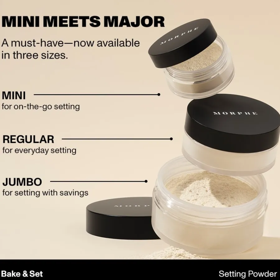 Poeder^Morphe Bake & Set Powder