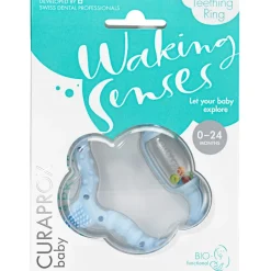 Kleine Lederwaren|Drinkflessen^Curaprox Bijtring blauw