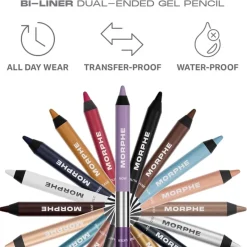 Waterproof Eyeliner|Eyeliner^Morphe Bi-Liner Dual-Ended Gel Pencil