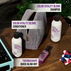 Anti-Pluis Conditioner|Conditioner Voor Gekleurd Haar^KMS Blonde Mini X-Mas Set 2025