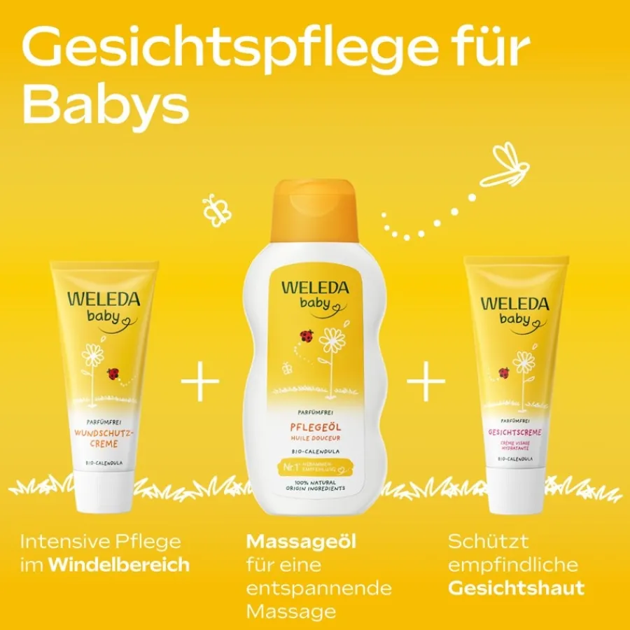 Olie^WELEDA Calendula Verzorgingsolie Geurvrij, Verzorgt, beschermt & reinigt mild