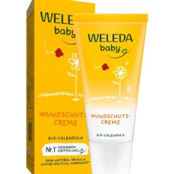 Heren|Hand & Voet^WELEDA Calendula wondbeschermende crème, Verzorgt en beschermt de babyhuid tegen pijn in de luierstreek