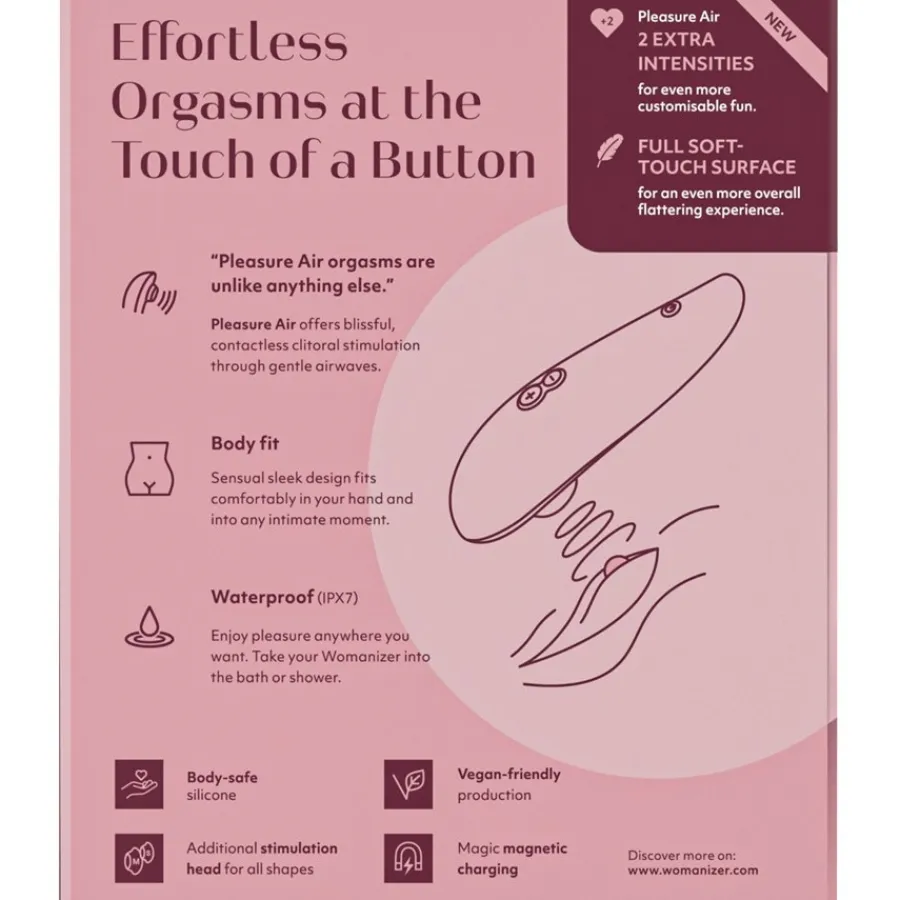 Vibrators|Condooms^Womanizer Clitorisstimulator 2, Bordeaux