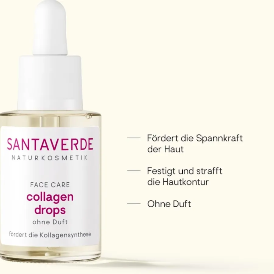 Gezichtsverzorging|Hydraterend Serum^Santaverde collageendruppels, Zonder geur