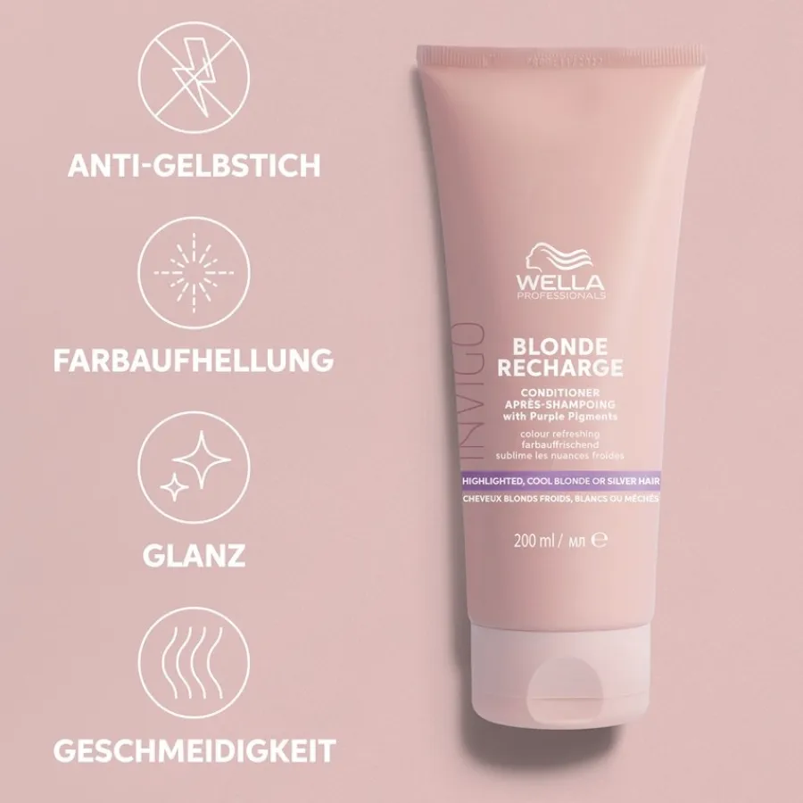 Conditioner Voor Gekleurd Haar|Gekleurd Haar^Wella Color Refreshing Conditioner Cool Blonde, Blond opladen