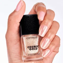 Nagels|Topcoat^Catrice Cosmic Goud Effect Top Coat