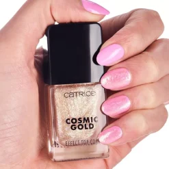 Nagels|Topcoat^Catrice Cosmic Goud Effect Top Coat