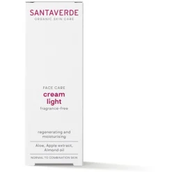 Gezichtsverzorging|Gezichtscrème^Santaverde Crème Licht, Zonder geur