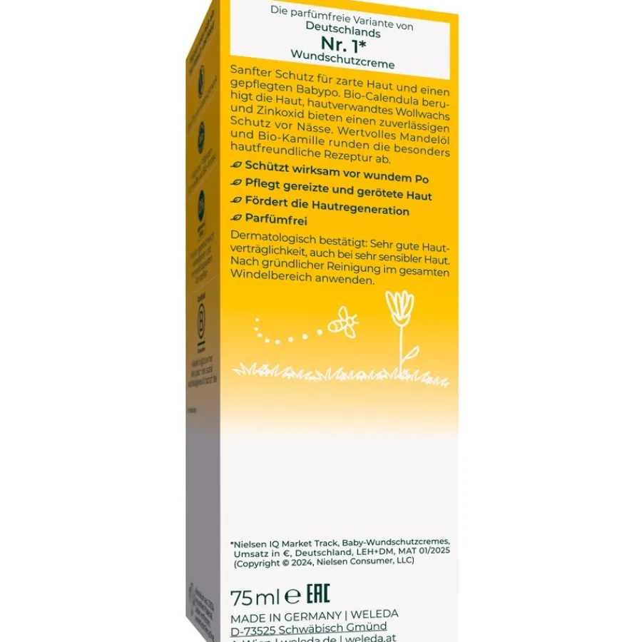 Lotion^WELEDA Crème voor wondbescherming zonder calendula, Voor de normale en gevoelige babyhuid