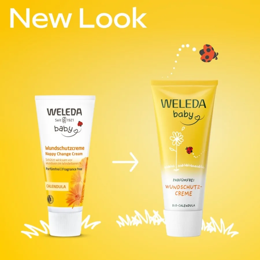 Lotion^WELEDA Crème voor wondbescherming zonder calendula, Voor de normale en gevoelige babyhuid