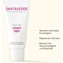 Gezichtsverzorging|Gezichtscrème^Santaverde crèmelicht, aloë vera