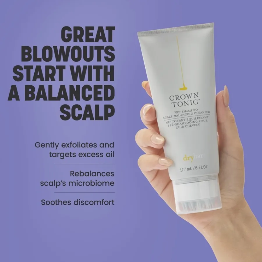 Scalp Scrub^Drybar Crown Tonic Pre-Shampoo Hoofdhuid-Balancerende Reinigingsgel
