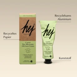 Gezichtsverzorging|Nachtcrème^Hej Organic De Allrounder 24H Gezichtscrème Cactus