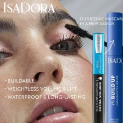 Ogen|Waterproof Mascara^Isadora De Build-Up Mascara Extra Volume Waterproof