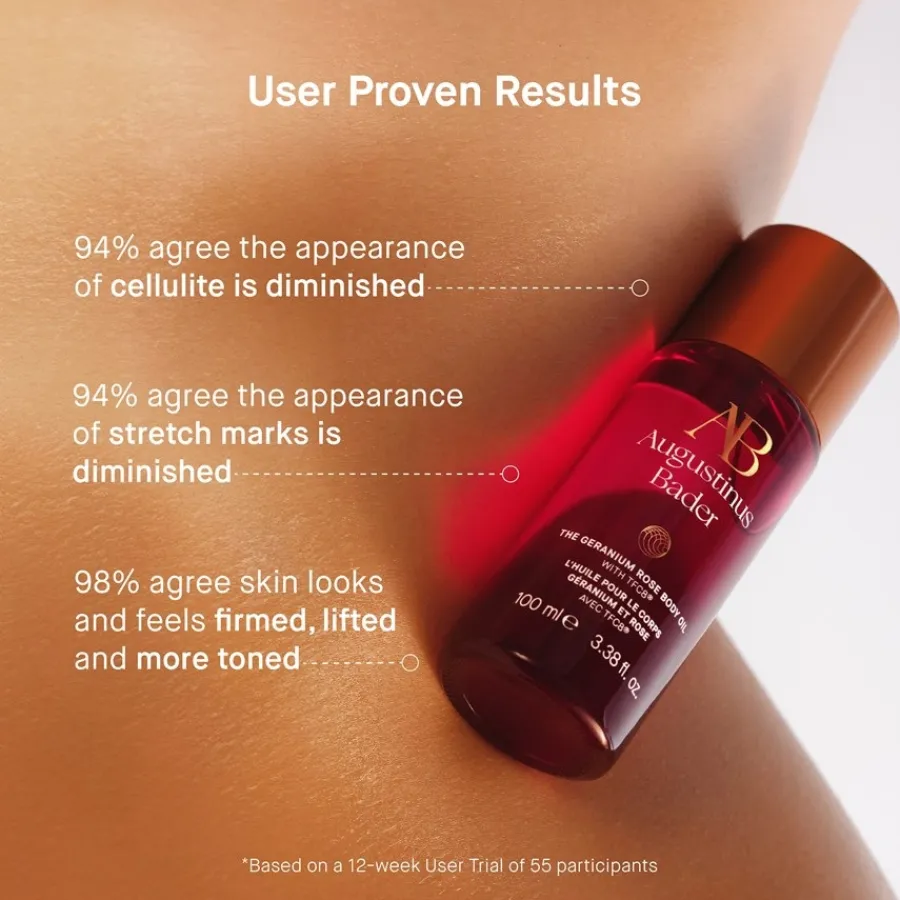 Body Oil^Augustinus Bader De Geranium Rozen Lichaamsolie