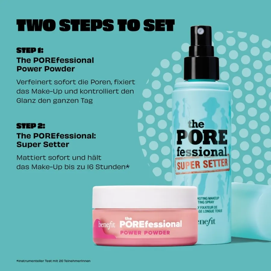 Poeder^Benefit De POREfessional Power Powder - matterende losse poeder voor setting