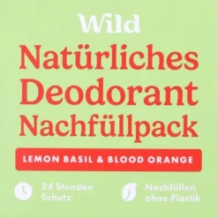 Deodorant^Wild Deodorant Citroen Basilicum & Bloedsinaasappel