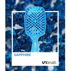 Anti-Klit Borstels^UNbrush Detangling Hair Brush Glitter - Sapphire