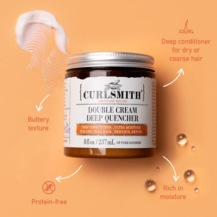 Hydraterende Haarbehandeling|Hydraterende Conditioner^Curlsmith Double Cream Deep Quencher