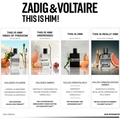 Herenparfum^Zadig & Voltaire Eau de Toilette Spray, Undressed