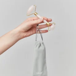 Gezichtsmassage^GLOV Facial Roller Pink Quartz