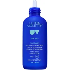 Zonnebrandcrème^Ultra Violette Fave Vloeibare SPF50+ Lichtgewicht Geurvrije Huidbescherming
