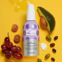 Reinigingsolie|Gezichtsolie^Benefit Get Unblocked - Porie-zuiverende en make-up verwijderende reinigingsolie