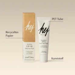Dagcrème^Hej Organic Gevoelige SPF50 Dagelijkse Zonnecrème