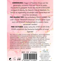 Hydraterend Serum|Anti-Agingserum^Ayer Gloed Ster Elixir, Pink October Limited Edition