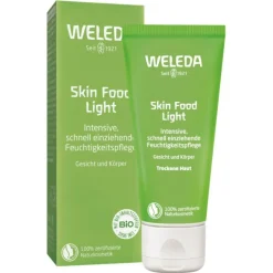 Heren|Hand & Voet^WELEDA Huid Eten Licht, Intensieve, snel absorberende moisturizer voor gezicht en lichaam