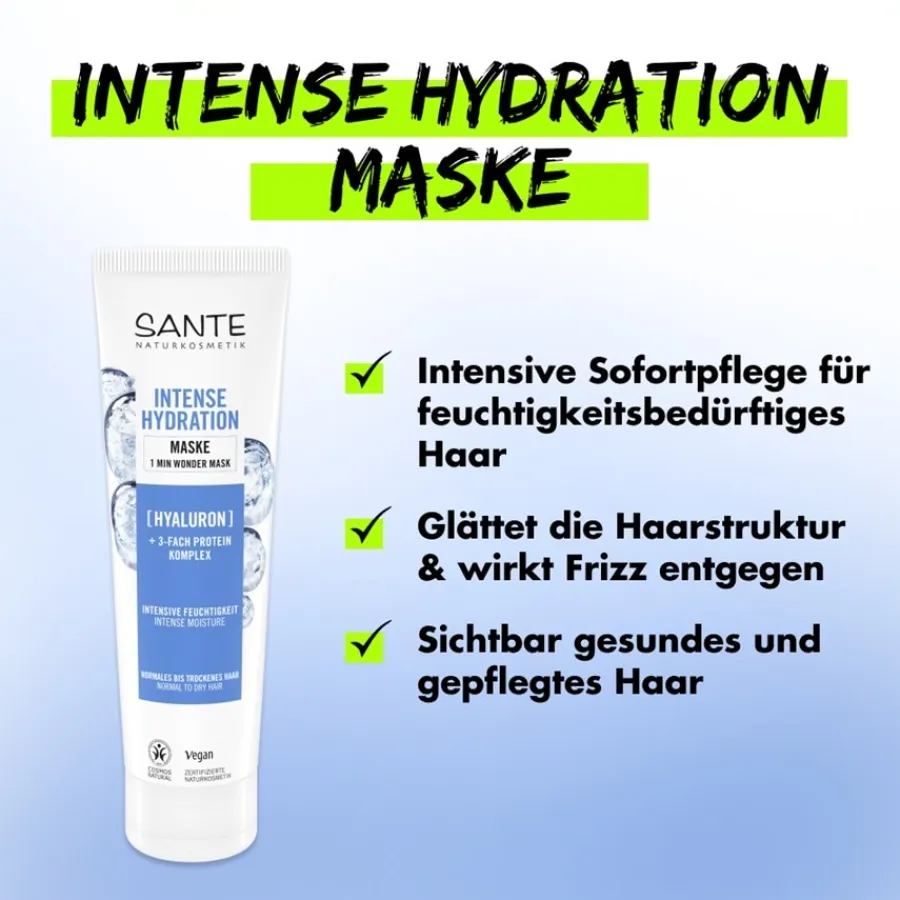 Haarverzorging|Styling^Sante Naturkosmetik Intens Hydratatie Masker