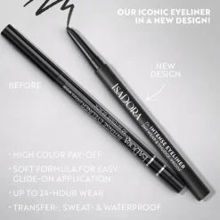 Ogen|Eyeliner^Isadora Intense Eyeliner 24 uur draag- en veegvast