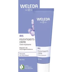 Gezichtsverzorging|Dagverzorging^WELEDA Iris vochtinbrengende crème, 24 uur hydratatie voor de normale tot gemengde huid