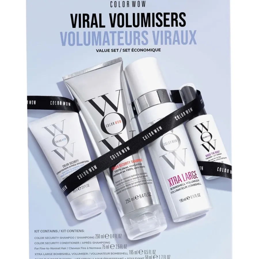 Haarmousse^COLOR WOW Kit met Viral Volumizers