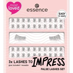 Ogen^Essence LASHES TO IMPRESS False Lashes Set, (incl. lijm)