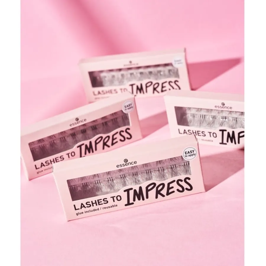 Ogen^Essence LASHES TO IMPRESS False Lashes Set, (incl. lijm)