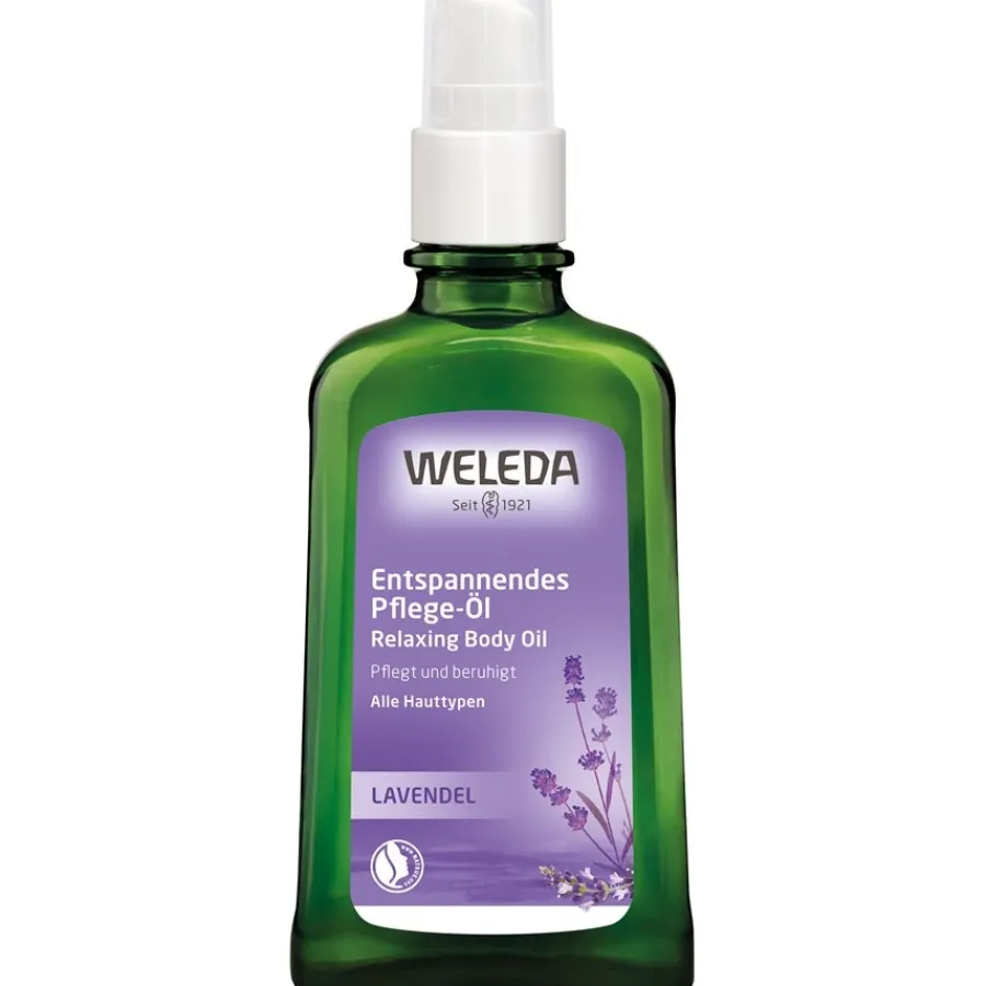Lichaamsverzorging|Zonbescherming^WELEDA Lavendel Ontspannende Verzorgingsolie, Voedt, ontspant en kalmeert met echte essentiële lavendelolie