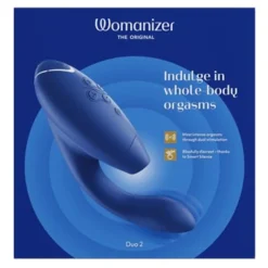 Vibrators^Womanizer Luxe dubbele stimulator met Pleasure Air-technologie voor de clitoris en vibratie voor de G-Spot, Bosbessen