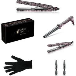 Stijltangen^Golden Curl Luxe Set De Kant