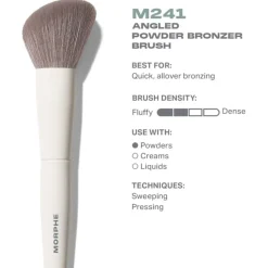 Blush Kwasten|Kwastenreinigers^Morphe M241 Angled Powder Bronzer Brush